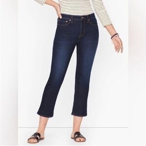 Talbots Signature Crop Flare Jeans 10/30